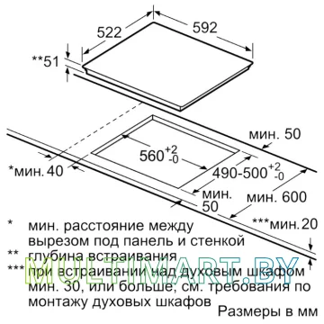 Индукционная варочная панель Bosch PWP631BB1E картинка 2